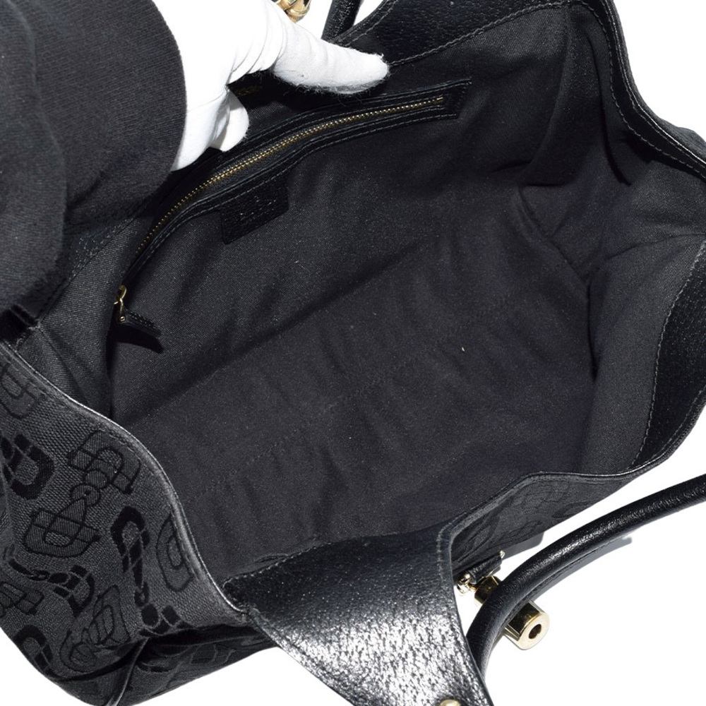 Gucci New Jackie Shoulder Bag Canvas/Leather Black - Picture 7 of 14